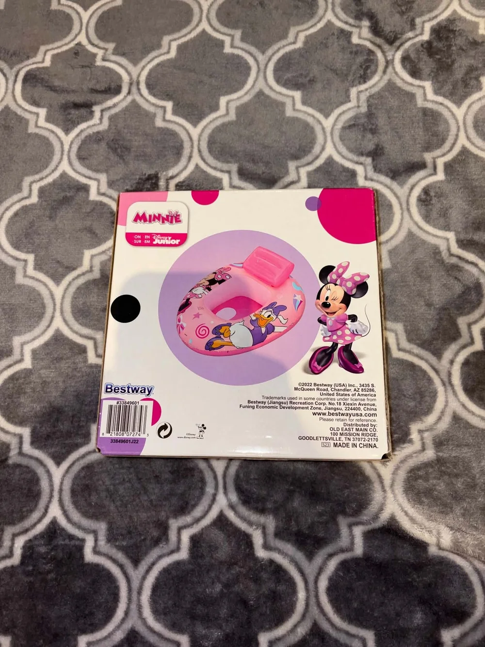 Disney Minnie Pink Baby Watercraft Inflatable Float Tube